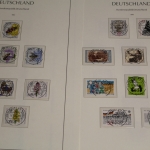 Deutschland (BRD) 1980-1984, viele zentrische Stempel, LT Vordruckblätter