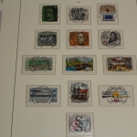 Deutschland (BRD) 1980-1984, viele zentrische Stempel, LT Vordruckblätter