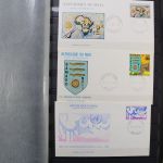 Afrika, Partie verschiedener Staaten in 4 Einsteckalben