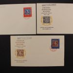 Deutschland (BRD), MiNr. 113-115, roter Ersttagsstempel, FDC