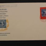 Deutschland (BRD), MiNr. 113-115, roter Ersttagsstempel, FDC