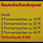 Deutschland (BRD), MiNr. MH 20 c II, postfrisch