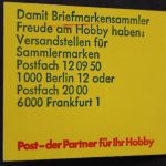 Deutschland (BRD), MiNr. MH 20 d II, postfrisch