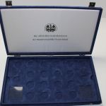 Münzkassette, 2-lagige Kassette für 5 DM und 10 DM/Euro Münzen