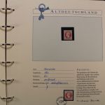 Altdeutschland, gute Borek Sammlung mit Garantie auf Albumblättern