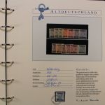 Altdeutschland, gute Borek Sammlung mit Garantie auf Albumblättern
