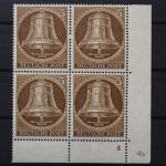 Berlin, MiNr. 101, Viererblock, Ecke re. unten, FN 1, postfrisch