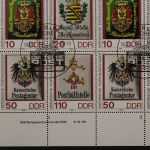 DDR, MiNr. 3306-3309 Kleinbogen, FN 3, ESST