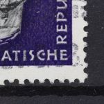 DDR, MiNr. 637 PF II, gestempelt