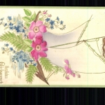 Segelboot mit Blumen geschmückt