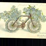 Geschmücktes Fahrrad, Glückwunsch zum Geburtstag