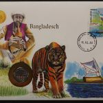 Bangladesch, Numisbrief vom 15.2.92