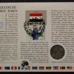 Jemen, Numisbrief vom 30.11.92