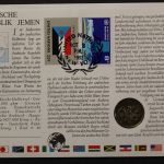 Jemen, Numisbrief vom 23.8.92