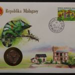 Madagaskar, Numisbrief vom 28.4.89