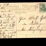 Engel mit Osterei und Brief, fröhliche Ostern