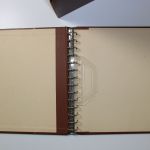 SAFE Skai, brauner Ringbinder mit Kassette, 14 Ring-Mechanik