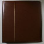 SAFE Skai, brauner Ringbinder mit Kassette, 14 Ring-Mechanik
