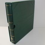 Leuchtturm, 1 grüner Klemmbinder LUXUS DL mit Schutzkassette