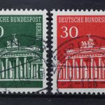 Berlin, MiNr. 287 R + 288 R, gestempelt