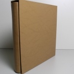 SAFE Skai, beige Ringbinder mit Kassette, 14 Ring-Mechanik