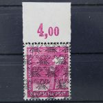 Bizone, MiNr. 47 II Oberrand, P ndgz, postfrisch