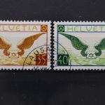 Schweiz, MiNr. 233-234 z, gestempelt