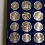 Kanada, Olympiade Montreal 1976, 5 und 10 Dollar Münzen, 28 Silbermünzen