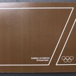 Sambia, Olympische Spiele 1984, 5 X 90 N in einer Klappkarte