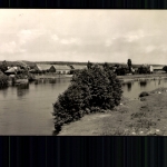 Alt-Schädow, OT v. Märkische Heide, Blick über die Spree zum Ort