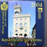 San Marino, Kursmünzensatz 2004 incl. 5 Euro, Stempelglanz