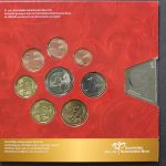 Niederlande, Kursmünzensatz 2013 im Folder, Stempelglanz