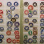 Alte Privatpostmarken und Siegelmarken, Partie im Album