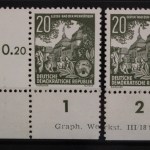 DDR, MiNr. 413 XII Druckvermerk 2, postfrisch, BPP Signatur