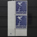 Gem. Ausgaben, MiNr. 962, Paar Ecke li. u., PL-Nr. 2, postfrisch