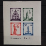 FZ Baden, MiNr. Block 1 B PLF: IV, postfrisch