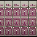 Deut. Reich Dienst, MiNr. 165 Br I, 15er Block, Ecke re. ob., postfrisch