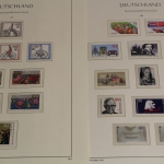 Deutschland (BRD) 1985-1989, postfrische komplette Slg. auf Leuchtturm SF