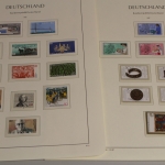 Deutschland (BRD) 1985-1989, postfrische komplette Slg. auf Leuchtturm SF