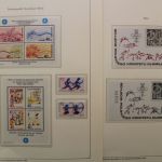 Olympische Spiele 1980, über 80 Vordruckblätter mit Briefmarken