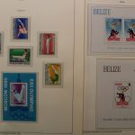Olympische Spiele 1980, über 80 Vordruckblätter mit Briefmarken