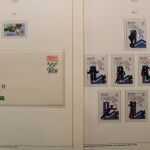 Olympische Spiele 1980, über 80 Vordruckblätter mit Briefmarken