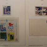 Olympische Spiele 1980, über 80 Vordruckblätter mit Briefmarken