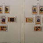 Olympische Spiele 1980, über 80 Vordruckblätter mit Briefmarken