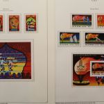 Olympische Spiele 1980, über 80 Vordruckblätter mit Briefmarken