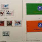 Olympische Spiele 1980, über 80 Vordruckblätter mit Briefmarken