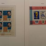 Olympische Spiele 1980, über 80 Vordruckblätter mit Briefmarken