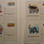 Olympische Spiele 1980, über 80 Vordruckblätter mit Briefmarken