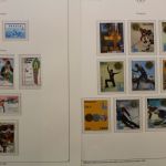 Olympische Spiele 1980, über 80 Vordruckblätter mit Briefmarken