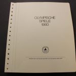 Olympische Spiele 1980, über 80 Vordruckblätter mit Briefmarken